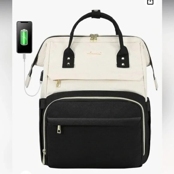 LOVEVOOK Laptop Backpack 17 Inch Computer Business Nurse Diaper Bag - Picture 4 of 14